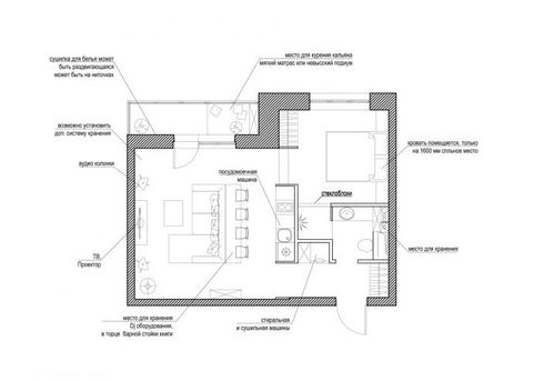 复式公寓平面方案